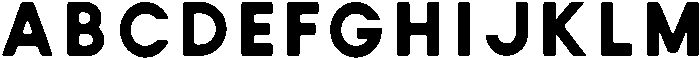 Victoria ROUNDED otf (400) Font UPPERCASE