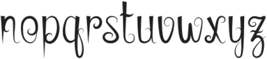 Victoria Rose Regular otf (400) Font LOWERCASE