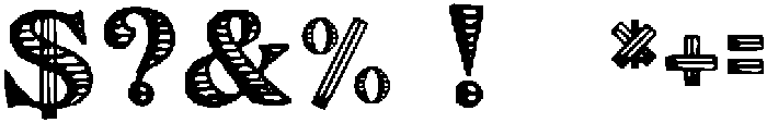 Victorian Alphabets E Regular otf (400) Font OTHER CHARS