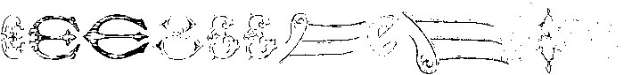 Victorian Alphabets E Regular otf (400) Font UPPERCASE