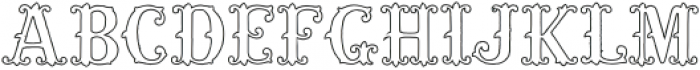 Victorian Alphabets Five Regular otf (400) Font LOWERCASE