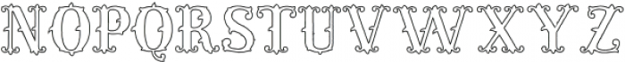 Victorian Alphabets Five Regular otf (400) Font LOWERCASE