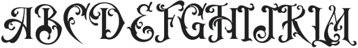 Victorian Decade 1 otf (400) Font UPPERCASE
