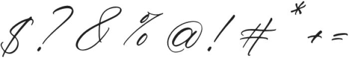 Victorian Heritage Italic otf (400) Font OTHER CHARS