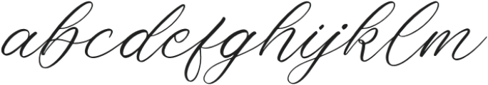 Victorian Heritage Italic otf (400) Font LOWERCASE