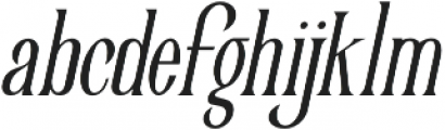 Victorian Parlor Italic otf (400) Font LOWERCASE