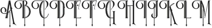 Victorian Parlor King otf (400) Font UPPERCASE