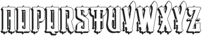Victorian Supremacy Extrude 3 otf (400) Font UPPERCASE
