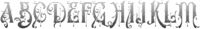 Victorian Supremacy Gradient 1 otf (400) Font UPPERCASE