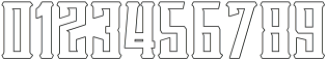 Victorian Supremacy Outline 2 otf (400) Font OTHER CHARS