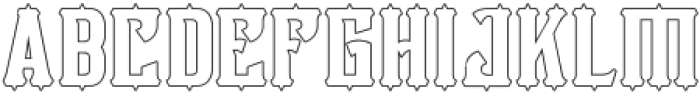 Victorian Supremacy Outline 3 otf (400) FONT