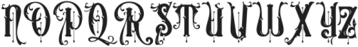 Victorian Supremacy Regular 1 otf (400) Font UPPERCASE