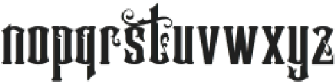 Victorian Supremacy Regular 1 otf (400) Font LOWERCASE