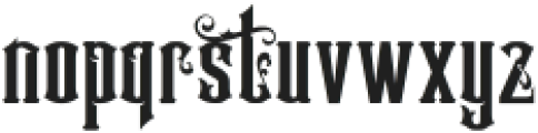 Victorian Supremacy Regular 1 ttf (400) Font LOWERCASE