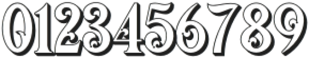 VictorianDecade-Extrude3 otf (400) Font OTHER CHARS