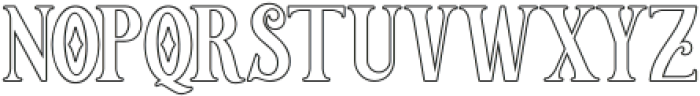 VictorianDecade-Outline2 otf (400) Font UPPERCASE