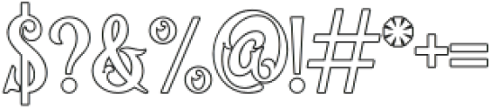 VictorianDecade-Outline3 otf (400) Font OTHER CHARS