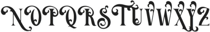 VictorianDecade-Regular3 otf (400) Font UPPERCASE