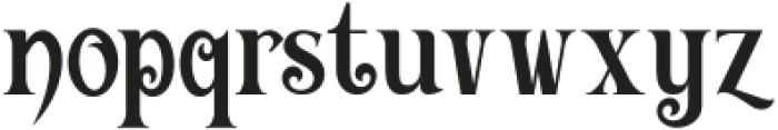 VictorianDecade-Regular3 otf (400) Font LOWERCASE