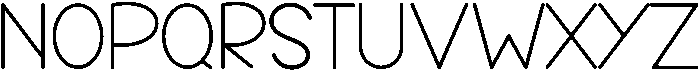 Victory Regular otf (400) Font UPPERCASE