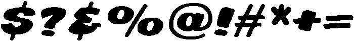 VictoryLaneRegular otf (400) Font OTHER CHARS