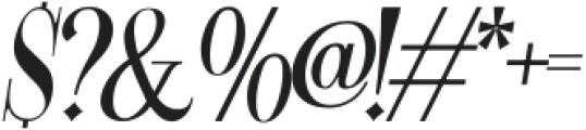 Vienna Oblique ttf (400) Font OTHER CHARS