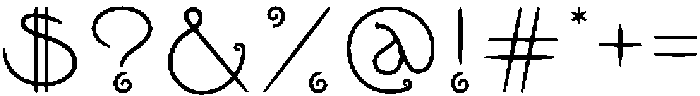 Vignelo Regular otf (400) Font OTHER CHARS