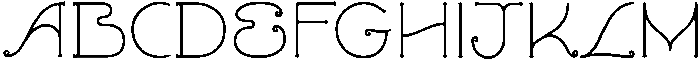 Vignelo Regular otf (400) Font UPPERCASE