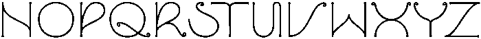 Vignelo Regular otf (400) Font UPPERCASE