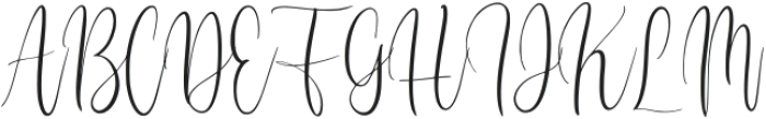 VignetteCursive otf (400) Font UPPERCASE