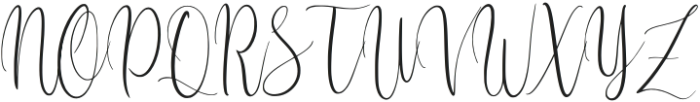 VignetteCursive otf (400) Font UPPERCASE