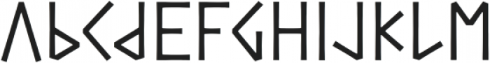 Vikingr Regular otf (400) Font LOWERCASE