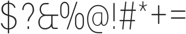 Vikive Condensed otf (100) Font OTHER CHARS