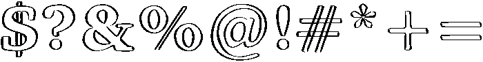 Viktoria ttf (400) Font OTHER CHARS