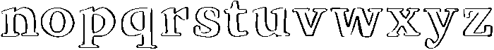 Viktoria ttf (400) Font LOWERCASE