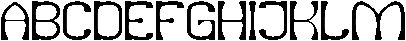 Village Serenity otf (400) Font UPPERCASE