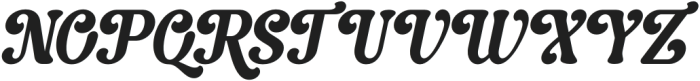 Vilmely Story Italic otf (400) Font UPPERCASE