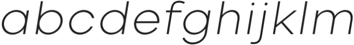 Vilonti Extra Light Italic otf (200) Font LOWERCASE