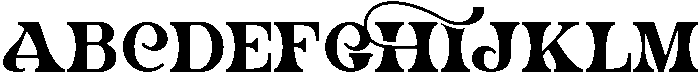 Vineca Regular otf (400) Font UPPERCASE