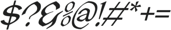 Vinicius Regular Italic otf (400) Font OTHER CHARS