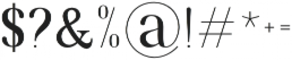 Vinland Serif otf (400) Font OTHER CHARS
