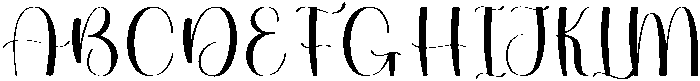 Vintage Calligraphy Regular otf (400) Font UPPERCASE