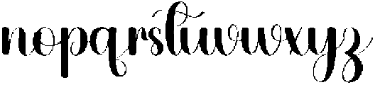 Vintage Calligraphy Regular otf (400) Font LOWERCASE