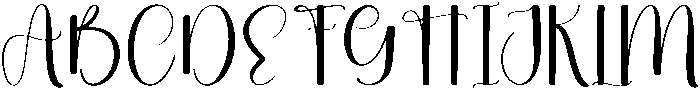 Vintage Calligraphy Regular otf (400) Font UPPERCASE