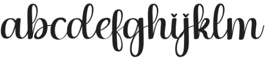 Vintage Calligraphy Regular otf (400) Font LOWERCASE