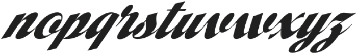 Vintage Charge Italic otf (400) Font LOWERCASE