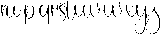 Vintage Christmas Regular otf (400) Font LOWERCASE