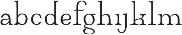 Vintage Fern Regular otf (400) Font LOWERCASE