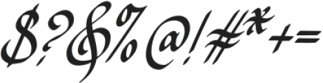 Vintage Galore italic otf (400) Font OTHER CHARS