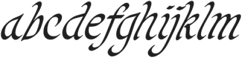 Vintage Galore italic otf (400) Font LOWERCASE